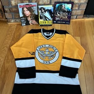 🎸 Vintage Aerosmith Jersey, Book, Etc.